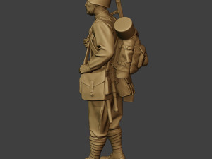 russian soldier ww2 walk2 r1 Modelo de Impressão 3D