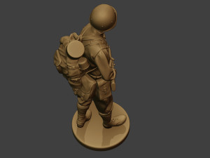 russian soldier ww2 walk3 r1 3D Print Model