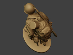 russian soldier ww2 walk4 r1 3Dプリントモデル
