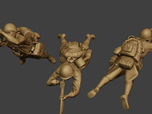 russian soldiers ww2 r1 pack 1 3D Print Model