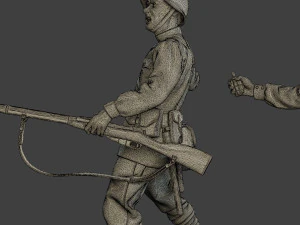 russian soldiers ww2 r1 pack 1 3D Print Model