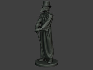 hans plague doctor pds001 3D प्रिंट मॉडल