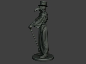 hans plague doctor pds001 3D Print Model