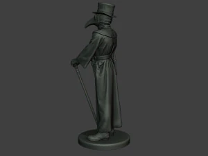 hans plague doctor pds001 3D Print Model