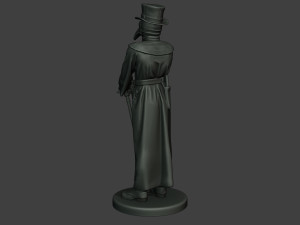 hans plague doctor pds001 3D प्रिंट मॉडल