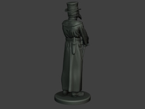 hans plague doctor pds001 3D प्रिंट मॉडल