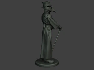 hans plague doctor pds001 3D Print Model