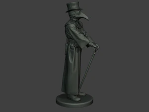 hans plague doctor pds001 3D Print Model