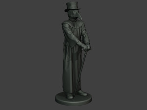hans plague doctor pds001 3D प्रिंट मॉडल