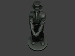 hans plague doctor pds001 3D प्रिंट मॉडल