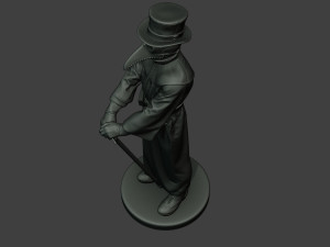 hans plague doctor pds001 3D प्रिंट मॉडल