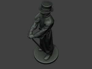 hans plague doctor pds001 3D Print Model