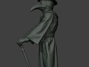 hans plague doctor pds001 3D Print Model
