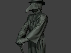 hans plague doctor pds001 3D Print Model