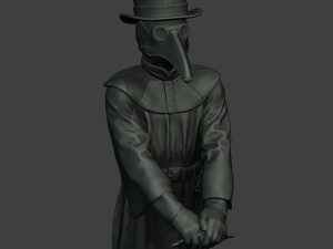 hans plague doctor pds001 3D प्रिंट मॉडल