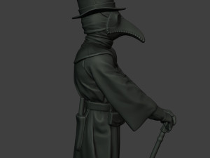 hans plague doctor pds001 3D प्रिंट मॉडल