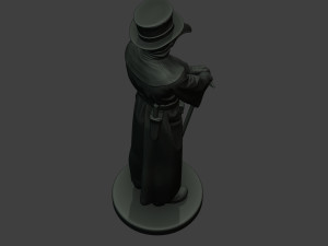 hans plague doctor pds001 3D प्रिंट मॉडल