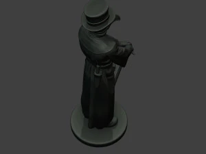 hans plague doctor pds001 3D Print Model