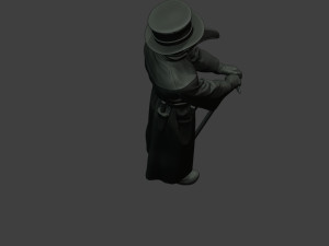 hans plague doctor pds001 3D प्रिंट मॉडल