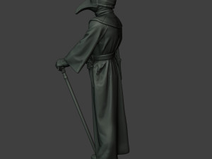 hans plague doctor pds001 3D प्रिंट मॉडल