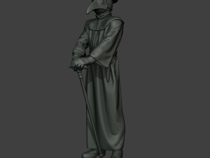 hans plague doctor pds001 3D प्रिंट मॉडल