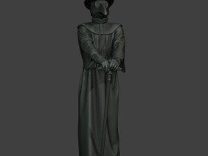 hans plague doctor pds001 3D प्रिंट मॉडल