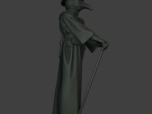 hans plague doctor pds001 3D प्रिंट मॉडल