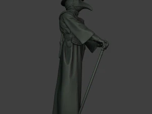 hans plague doctor pds001 3D Print Model