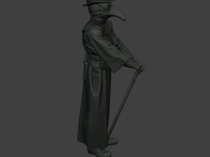 hans plague doctor pds001 3D प्रिंट मॉडल
