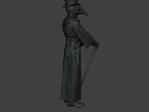 hans plague doctor pds001 3D प्रिंट मॉडल