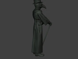 hans plague doctor pds001 3D Print Model