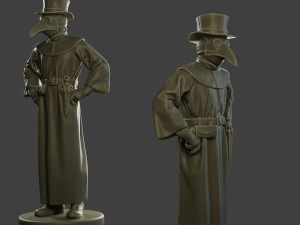 hans plague doctor pds002 Modello di stampa 3D