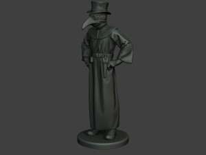 hans plague doctor pds002 Modello di stampa 3D