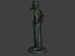 hans plague doctor pds002 Modello di stampa 3D