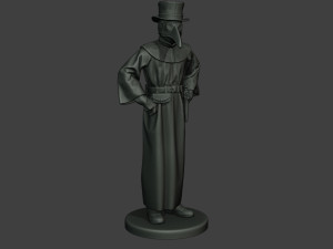 hans plague doctor pds002 Modello di stampa 3D