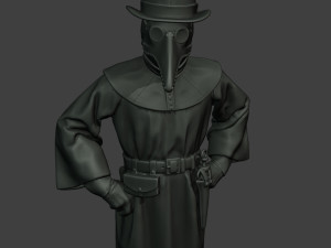 hans plague doctor pds002 Modello di stampa 3D