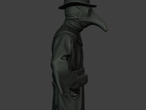 hans plague doctor pds002 Modello di stampa 3D