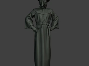 hans m&eacute;dico da peste pds002 Modelo de Impressão 3D