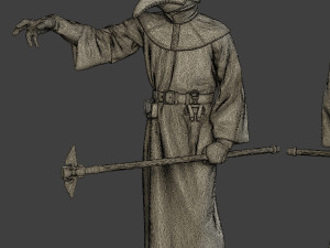 hans plague doctor pds003 3D Baskı Modeli