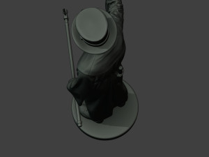 hans plague doctor pds003 3D Baskı Modeli