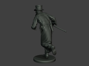 hans plague doctor pds004 3D Baskı Modeli