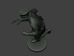 hans plague doctor pds004 3D Baskı Modeli