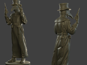 hans plague doctor pds005 3D printmodel