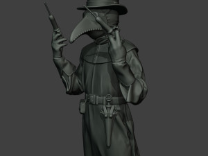 hans plague doctor pds005 3D printmodel