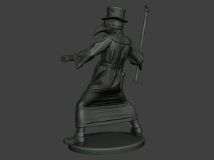hans plague doctor pds006 3Dプリントモデル