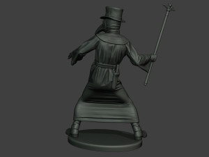 hans plague doctor pds006 3Dプリントモデル