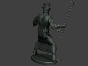 hans plague doctor pds006 3Dプリントモデル