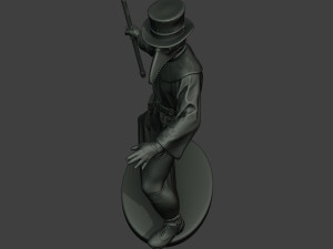 hans plague doctor pds006 3Dプリントモデル