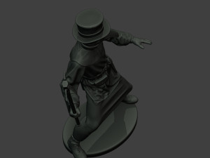 hans plague doctor pds006 3Dプリントモデル