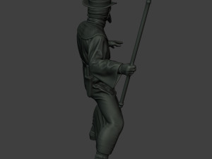 hans plague doctor pds006 3Dプリントモデル